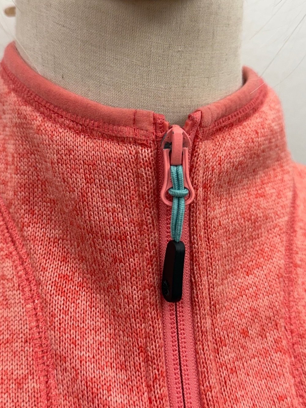 Icewear Iceland Full Zip Fleece Jacket XS Coral Pink Heathered Outdoor Hiking - Picture 4 of 16